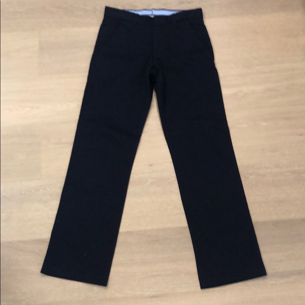 boys slim navy chino pants